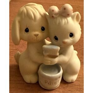 Vintage Precious Moments, True Blue Friends‎ 1991 Members Only Figurine BC912